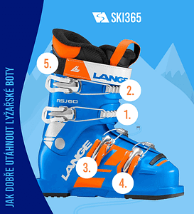 SKI365 postup jak si správně zapnout lyžařskou botu
