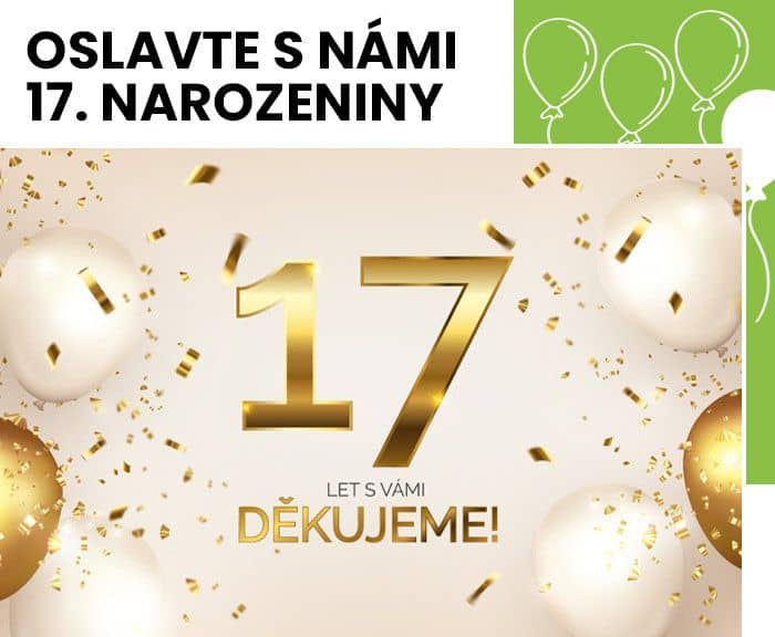 dárek pro Vás při našich narozeninách